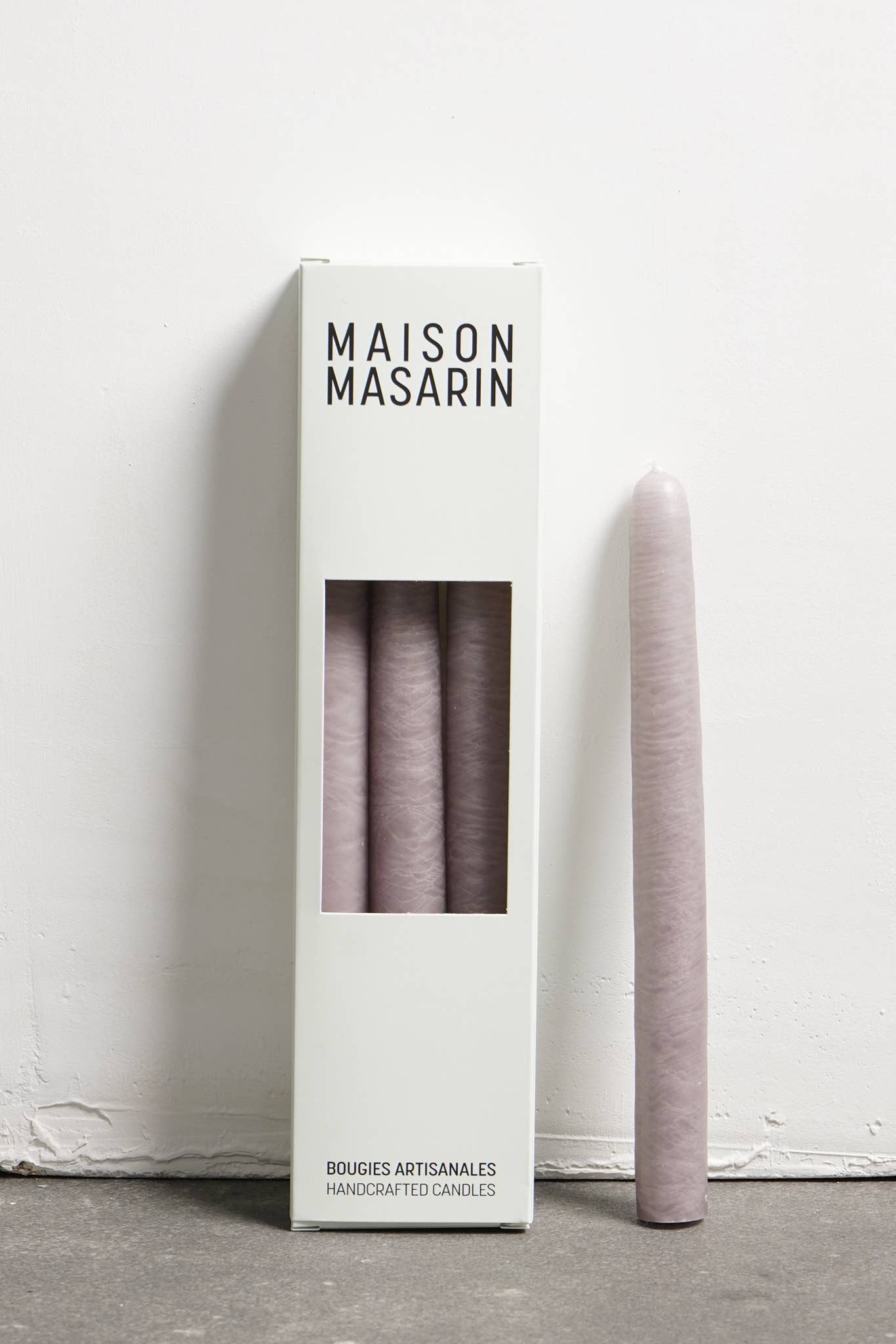 Bougies coniques artisanales françaises - lot de 3