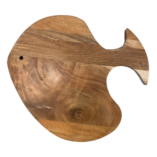 Planche à découper Poisson en Acacia