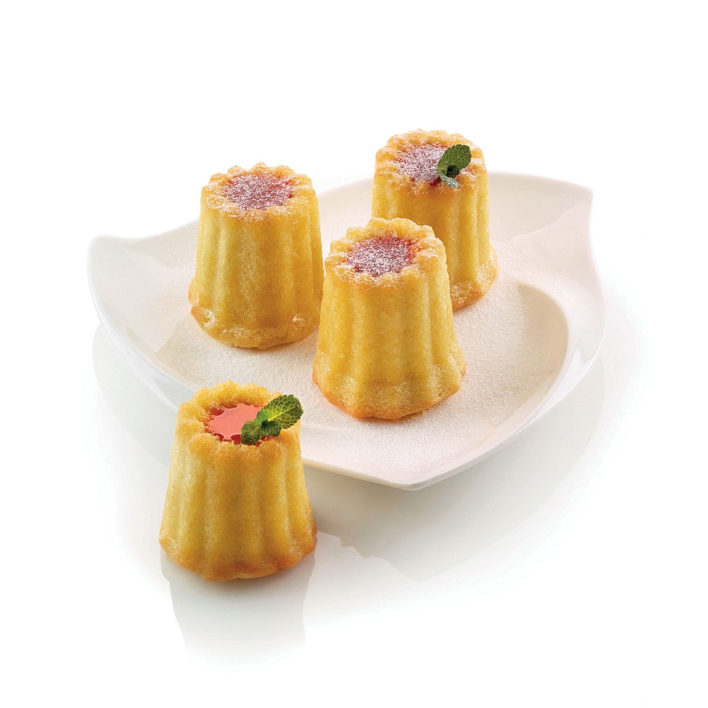 Moule en silicone 8 Cannelés - Silikomart
