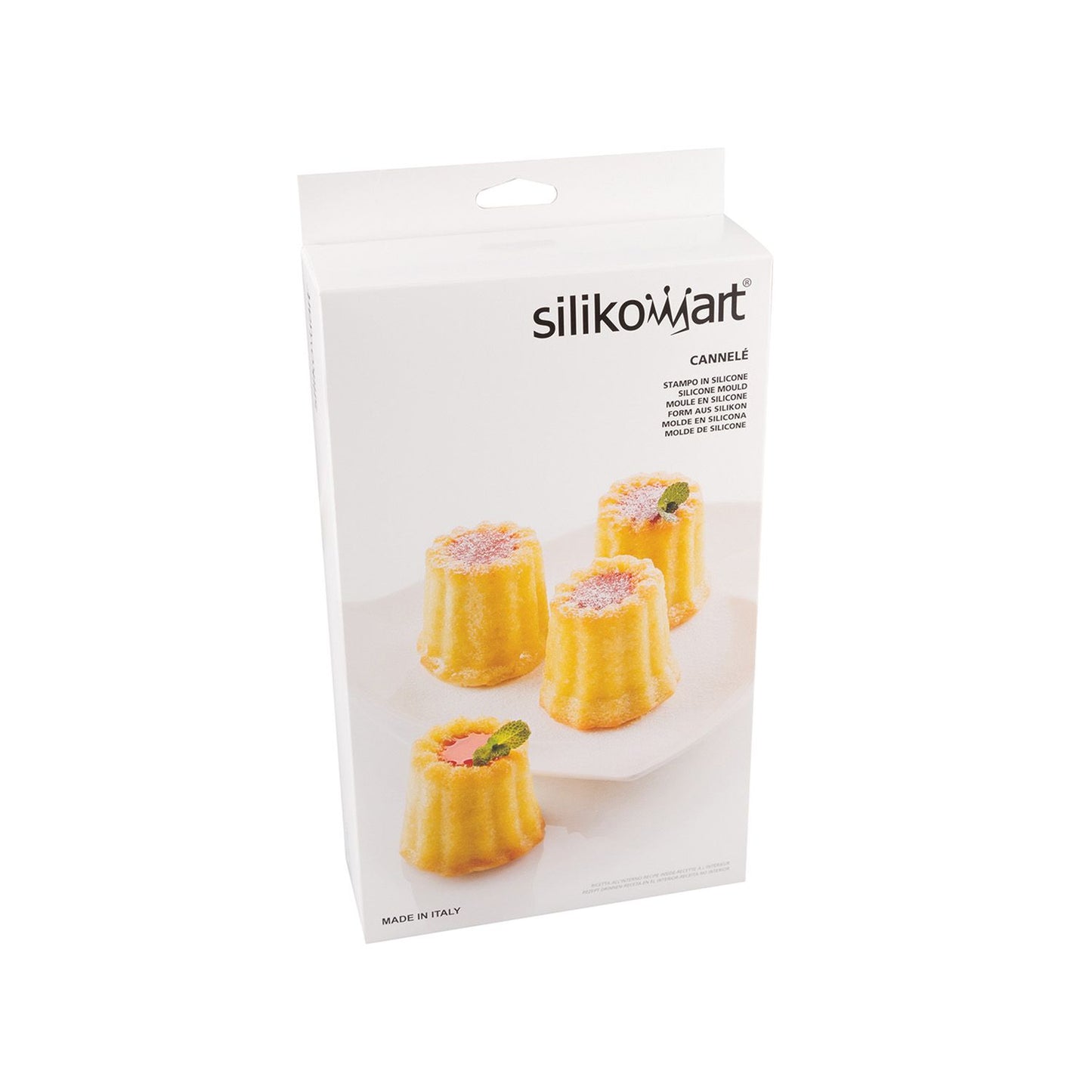 Moule en silicone 8 Cannelés - Silikomart