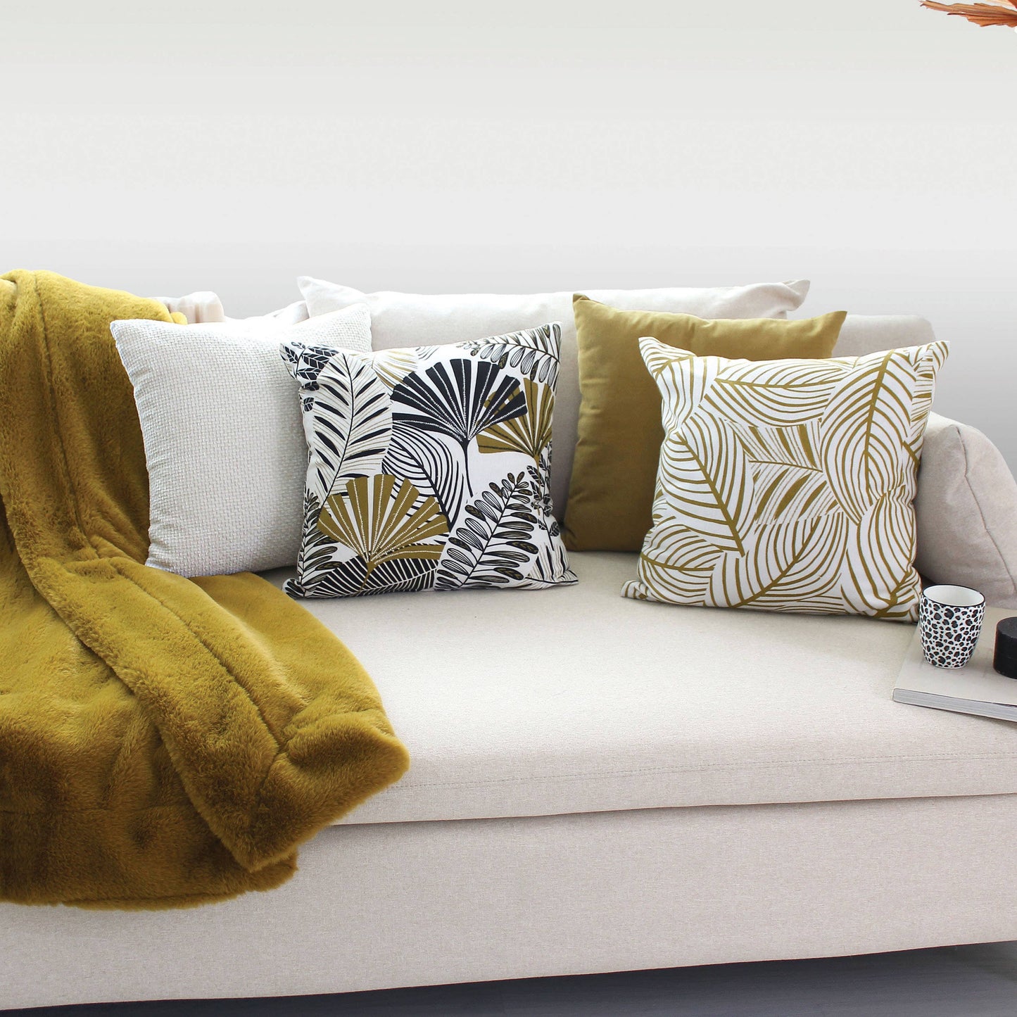 Coussin déhoussable carré, 40x40cm, Motif Graphique, Edition