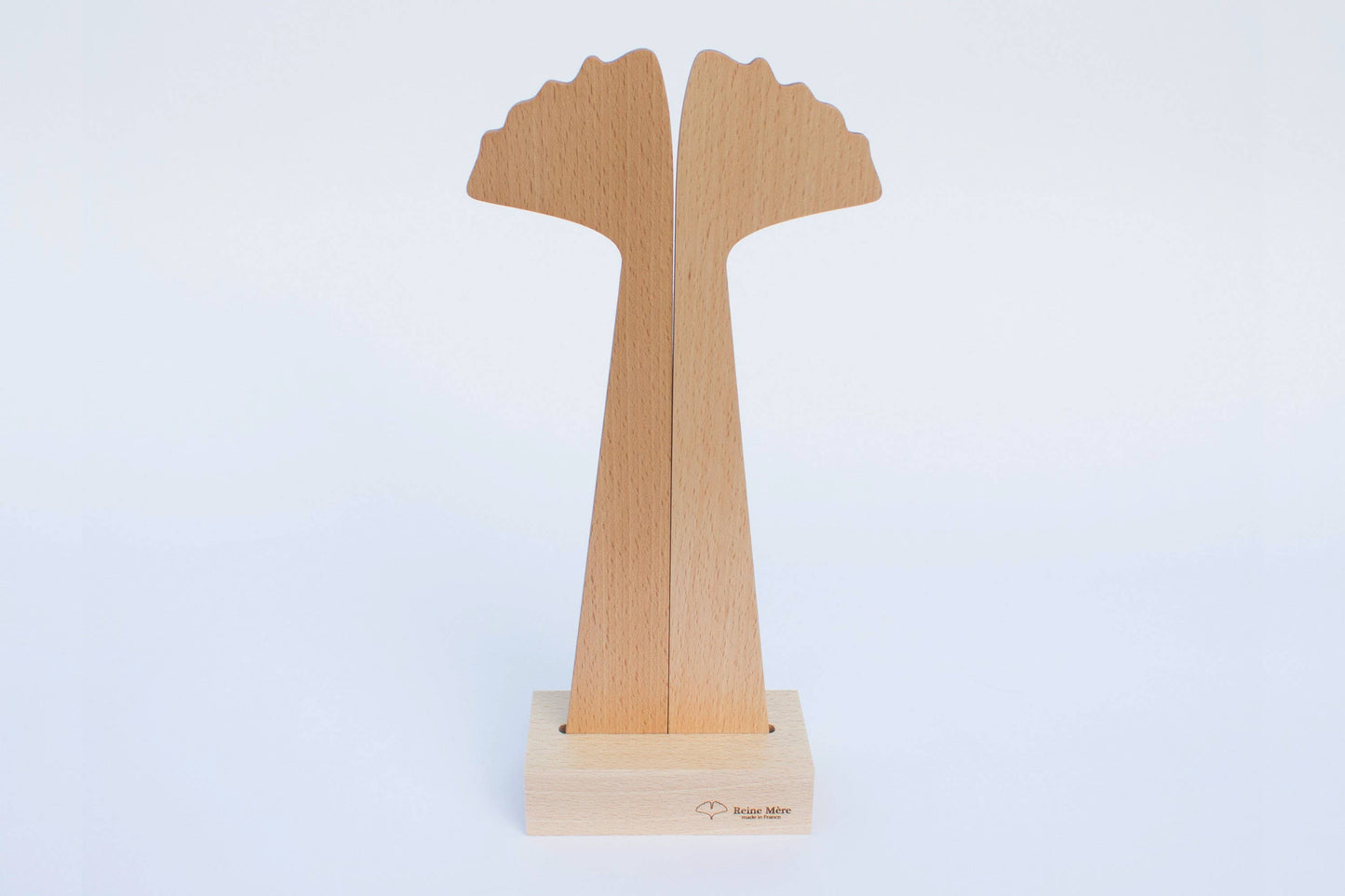 Couverts à salade (made in France) en bois de Hêtre - Ginkgo