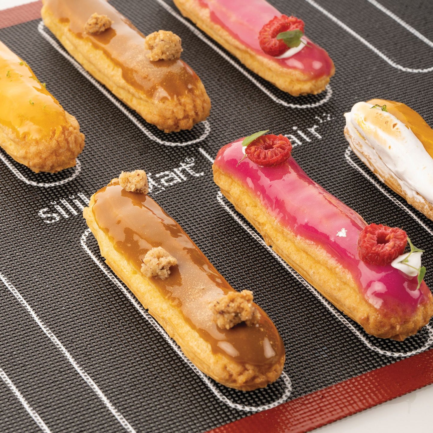 Tapis en silicone pour Eclair & Choux - Silikomart