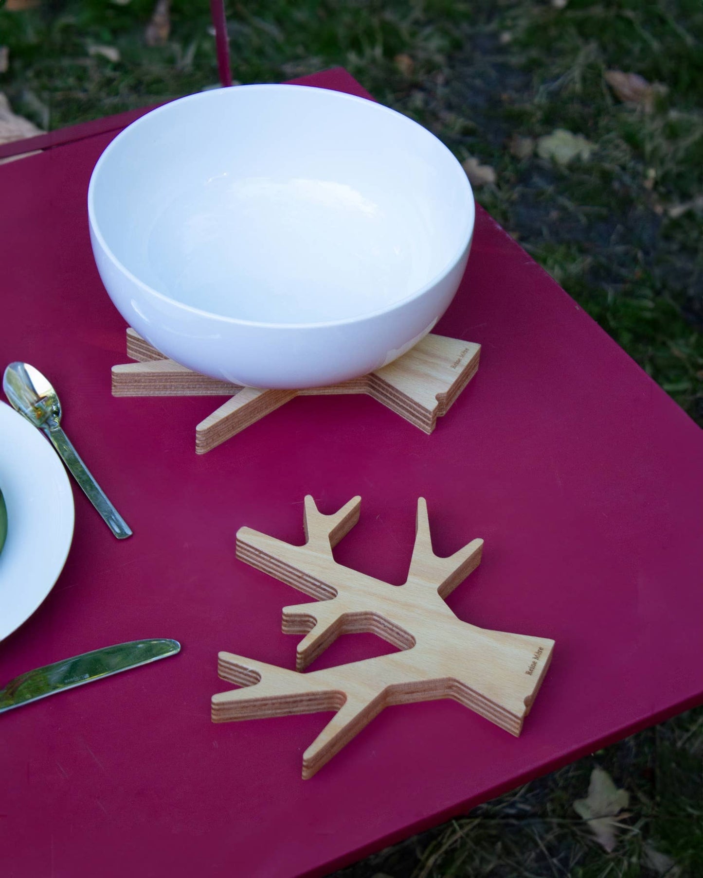 Dessous de plat made in France en bois -L'Arbre Grand Modèle