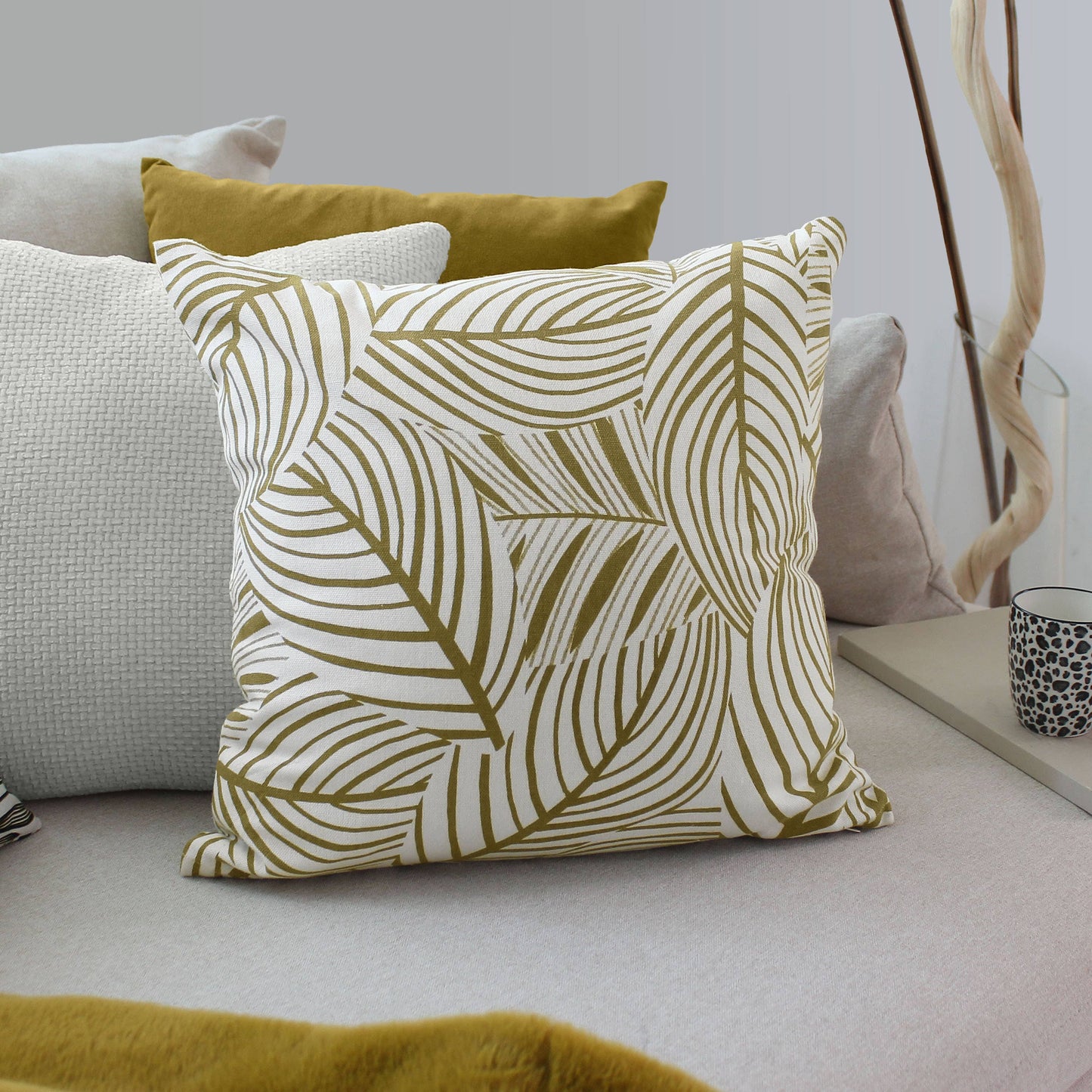 Coussin déhoussable carré, 40x40cm, Motif Graphique, Edition