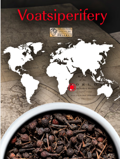 Poivre Sauvage Voatsiperifery de Madagascar, 60g (3x20g) - PEUGEOT