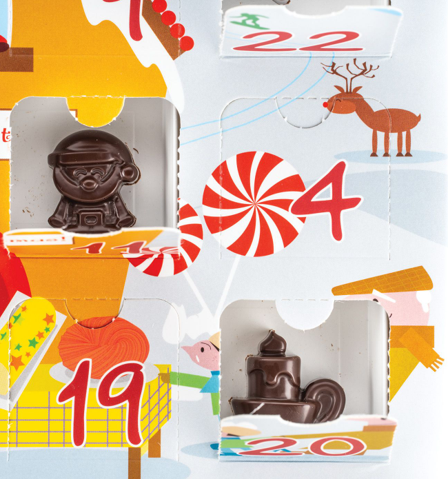 Calendrier de Noël en silicone