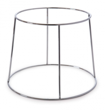 Support pour Plateaux de fruits de mer chromé 14 cm