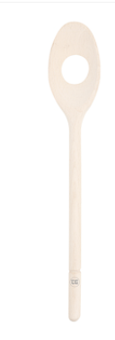 Cuillère trouée 30 cm bois