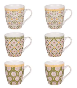 Coffret de 6 tasses Chester 23 cl