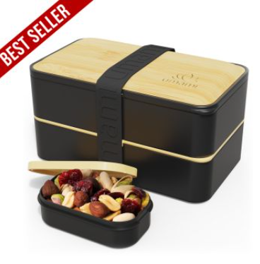 Bento original 1.2 l noir & bambou