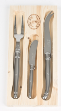 Coffret service fromage laguiole inox