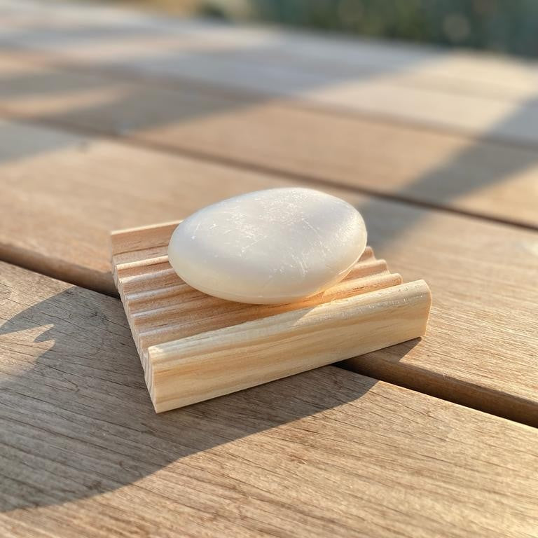 Porte savon en bois