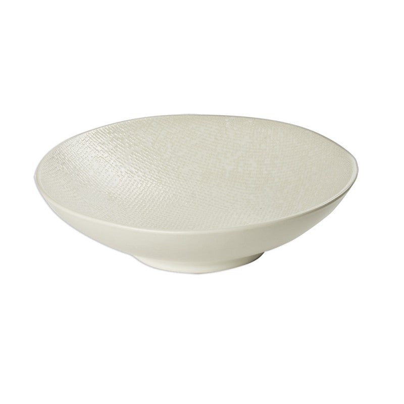 Assiette creuse VESUVIO blanc - Table Passion