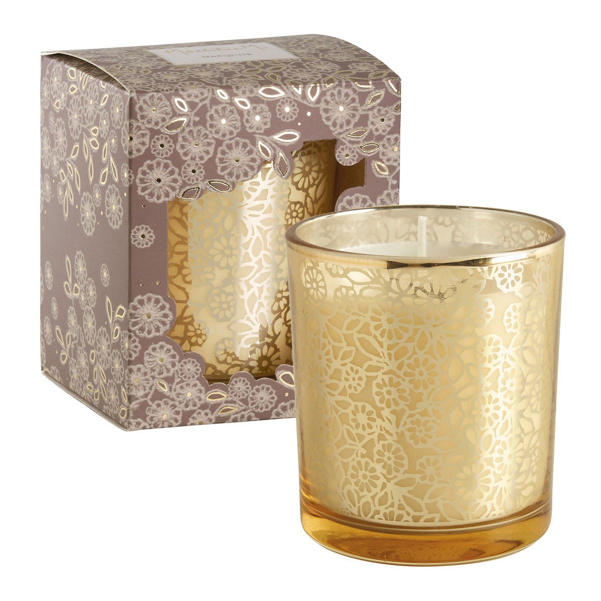 Bougie parfumée De Fleurs et d'Or 160g - Mathilde M