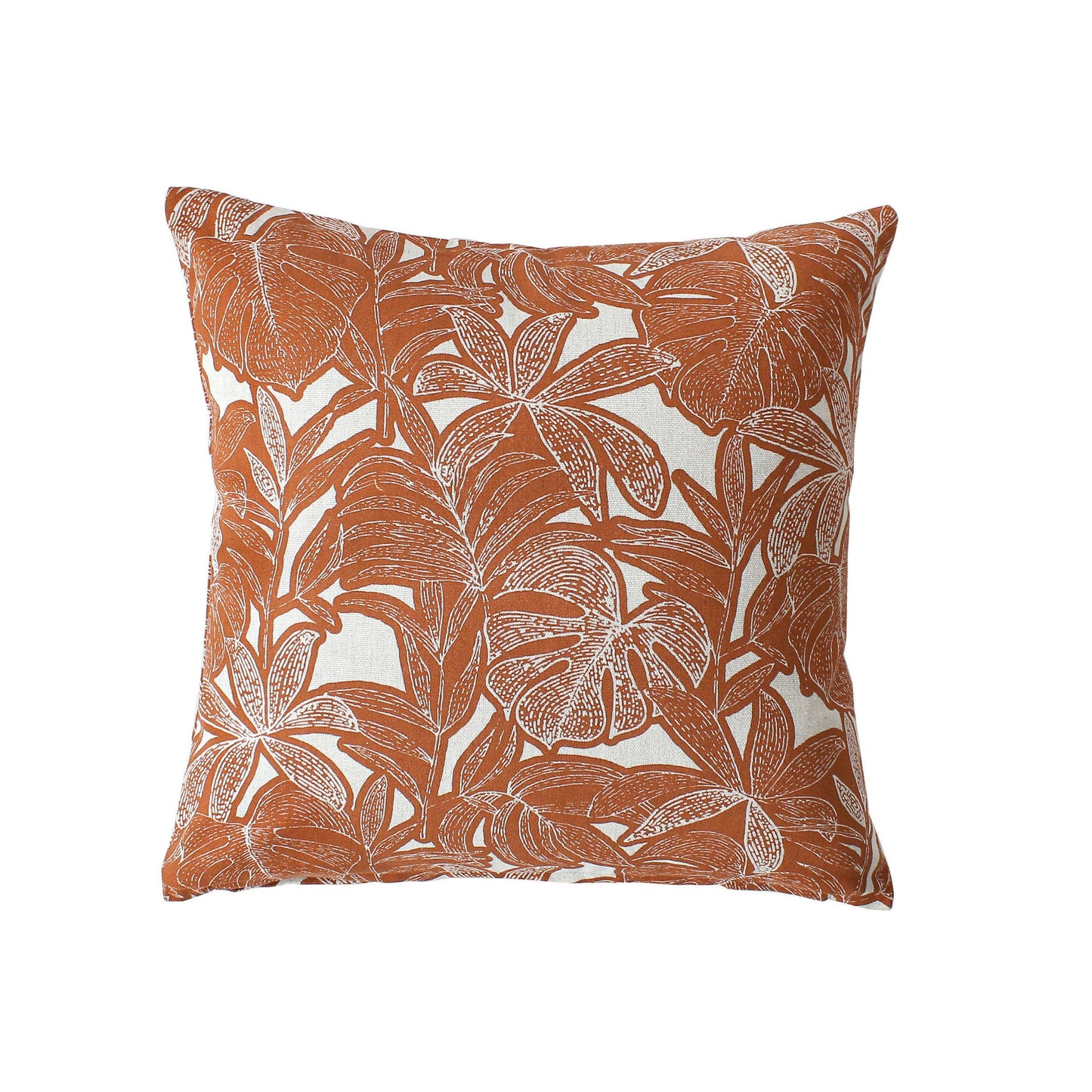 Coussin déhoussable, 40x40cm, Motif Tropical, Casamance