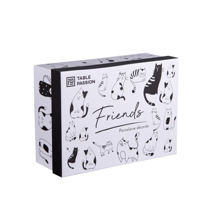 Coffret 4 mugs 35 cl FRIENDS - Table Passion