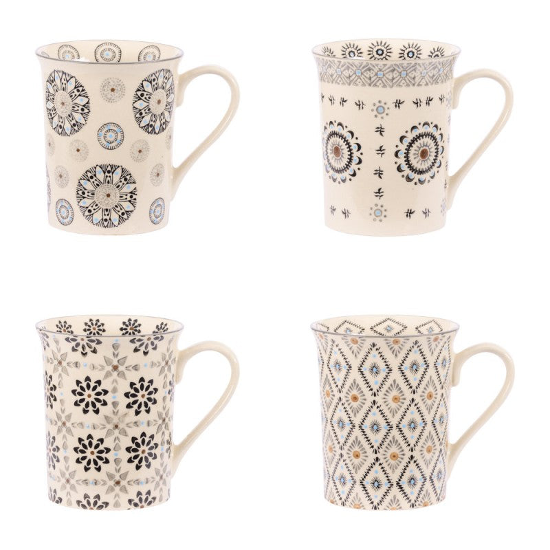 Coffret de 4 mugs NELSON 30 cl - Table Passion