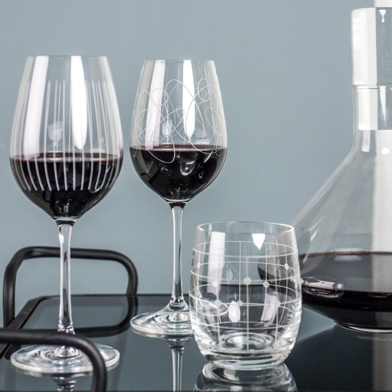 Coffret de 6 verres à pied Graphik 35 cl - Table Passion