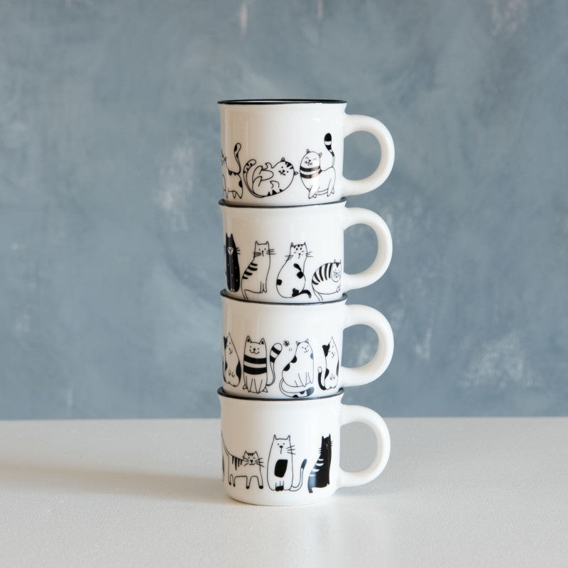 Coffret 8 tasses 11 cl FRIENDS - Table Passion