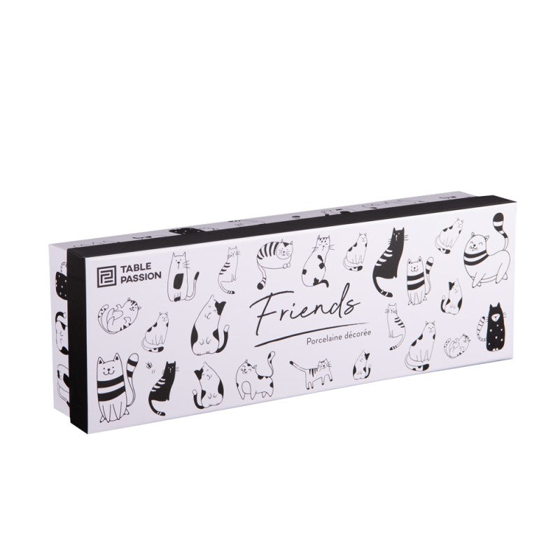 Coffret 8 tasses 11 cl FRIENDS - Table Passion