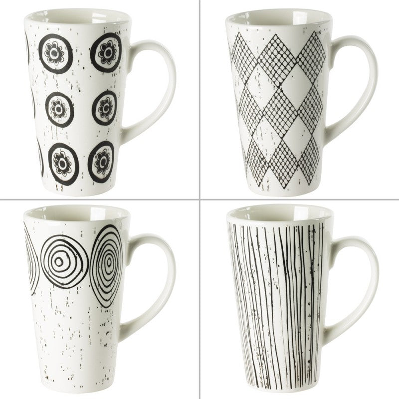 Coffret de 4 mugs PALAWAN 29 cl - Table Passion