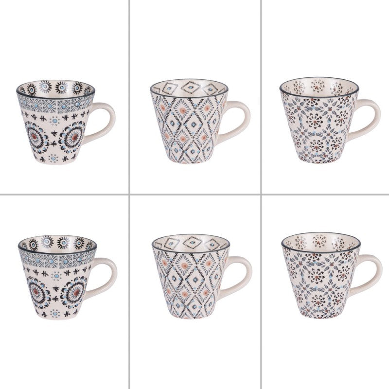 Coffret de 6 tasses NELSON 17 cl - Table Passion