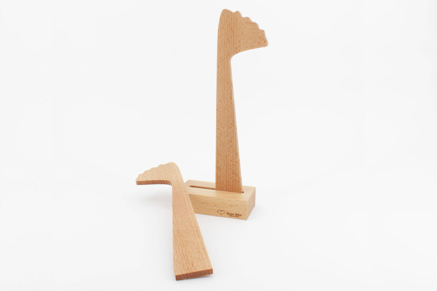 Couverts à salade (made in France) en bois de Hêtre - Ginkgo