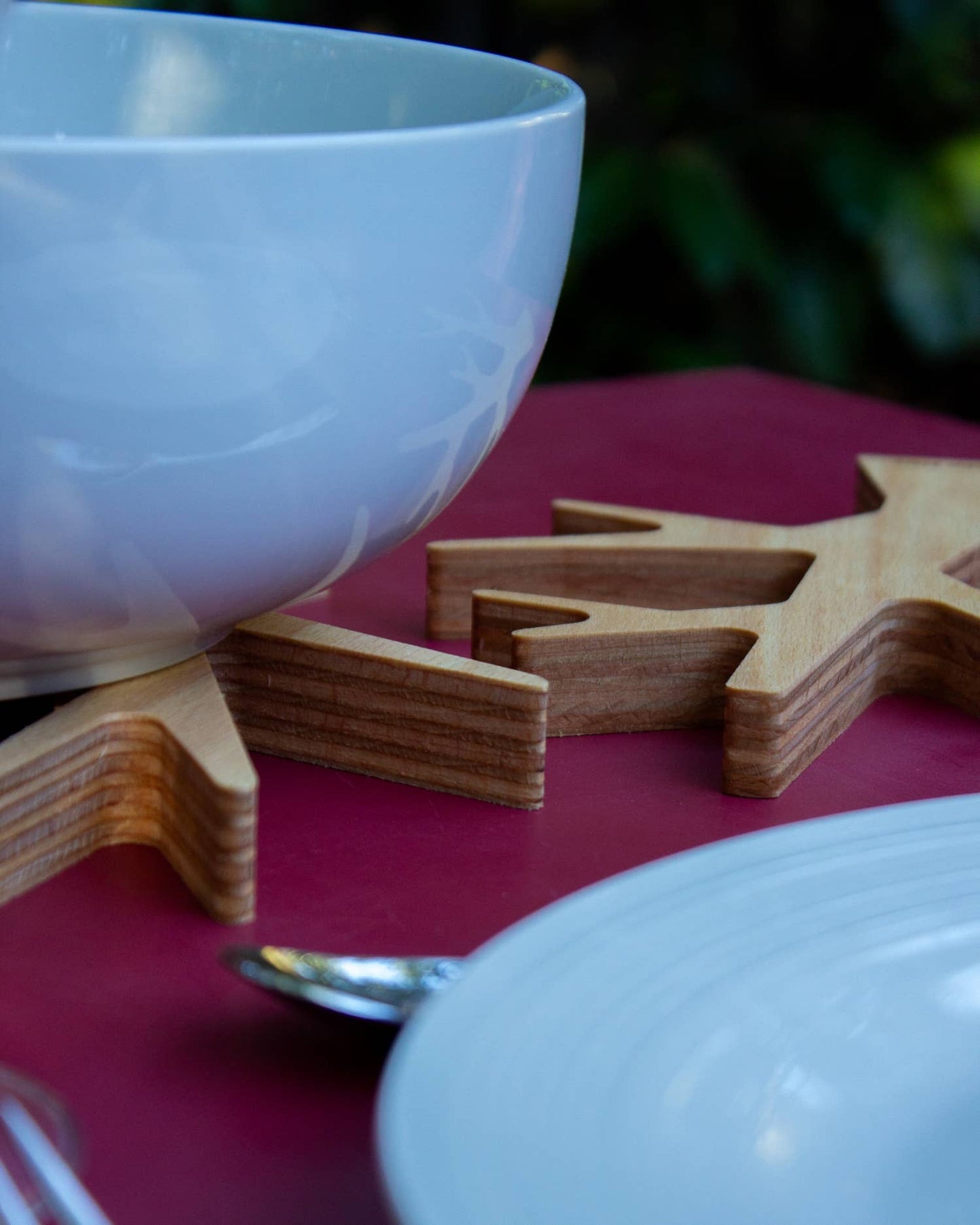 Dessous de plat made in France en bois -L'Arbre Grand Modèle