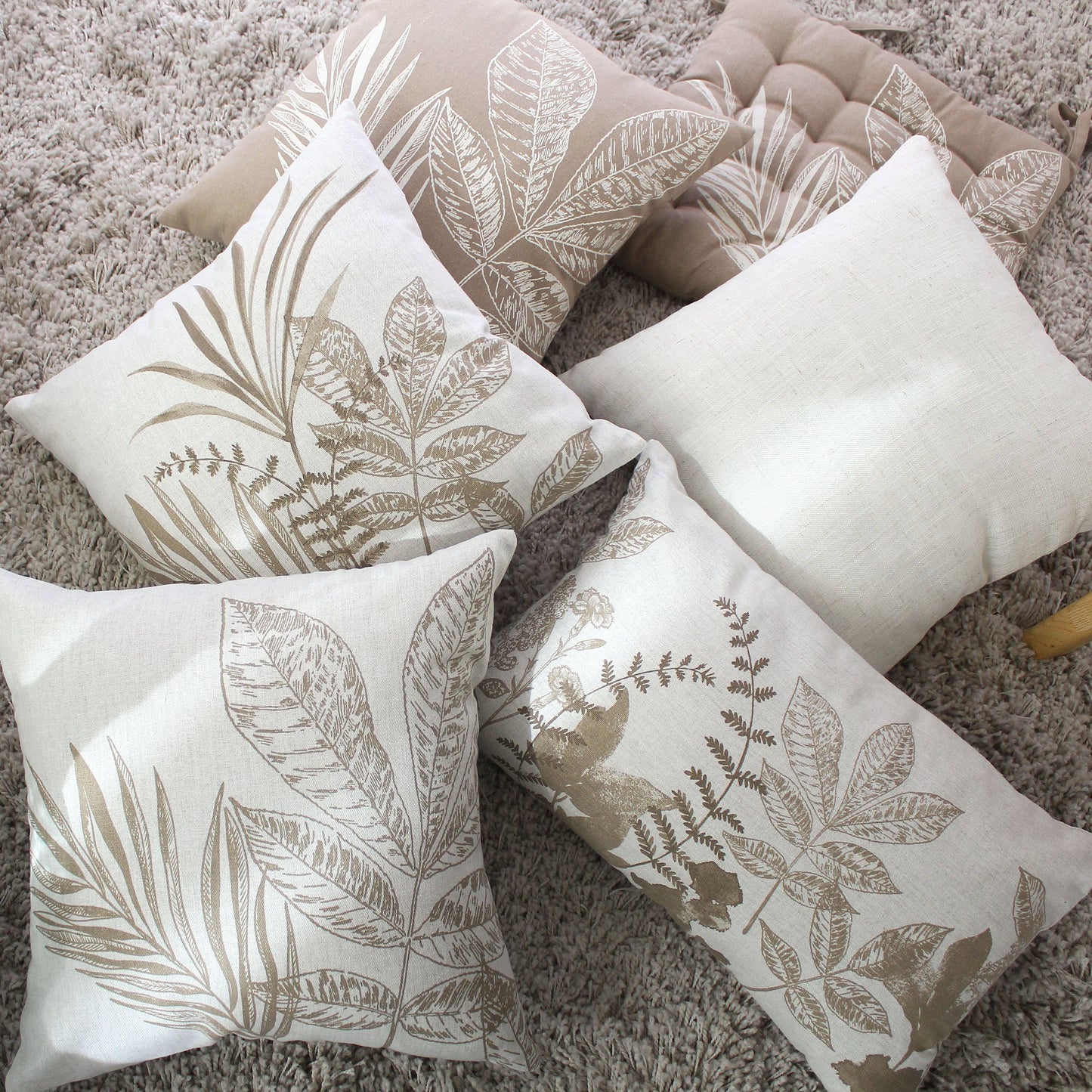 Coussin déhoussable, 30x50cm, Imprimé, Collection Natura