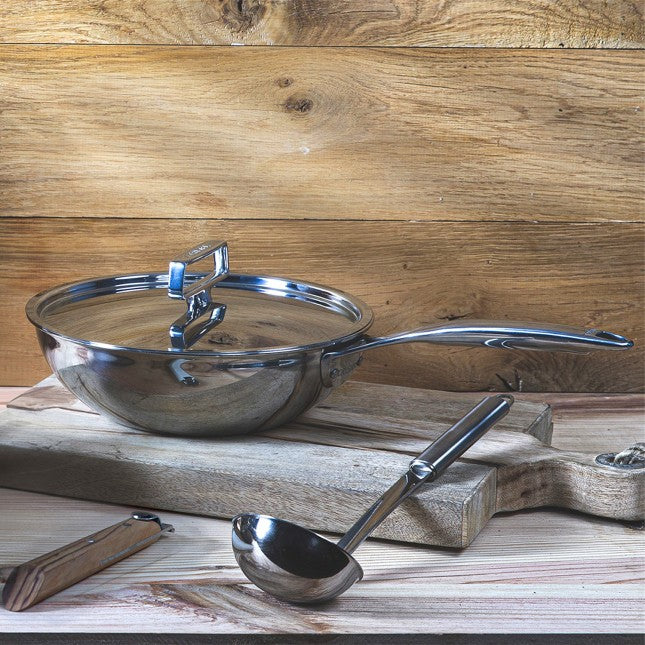 WOK inox CASTELINE Pro sans couvercle
