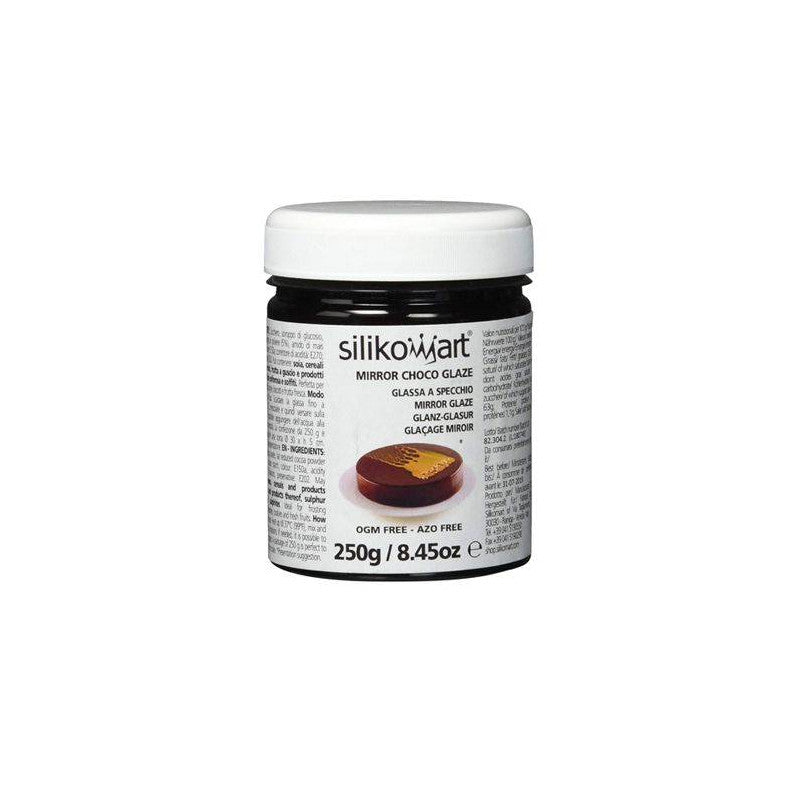Glaçage Miroir Cacao pour Pâtisserie 250g - Silikomart