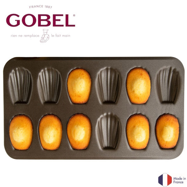 Plaque 12 madeleines GOBEL antiadhérente
