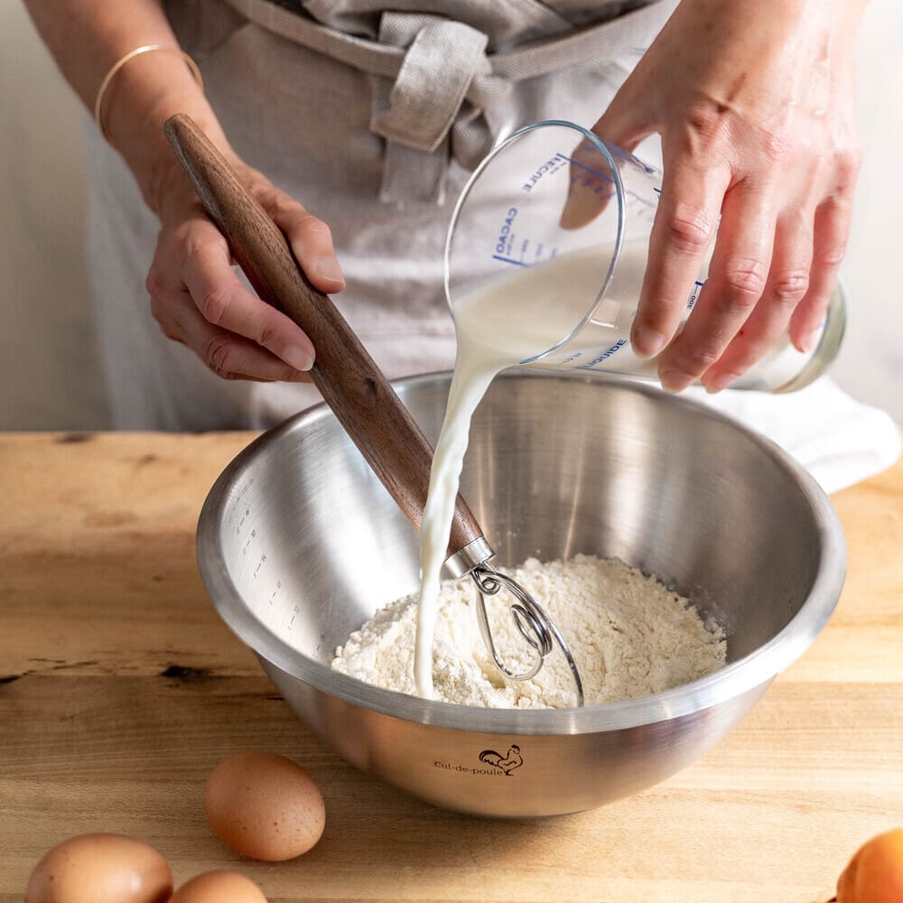 Cul de poule inox fond silicone