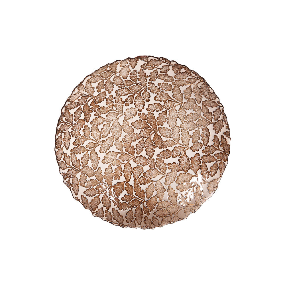 Plat rond Sepia