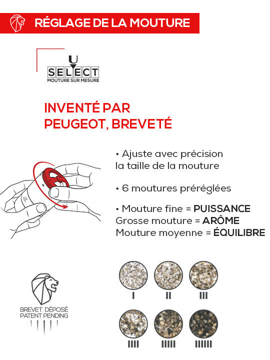 Bar à poivres MAESTRO - PEUGEOT