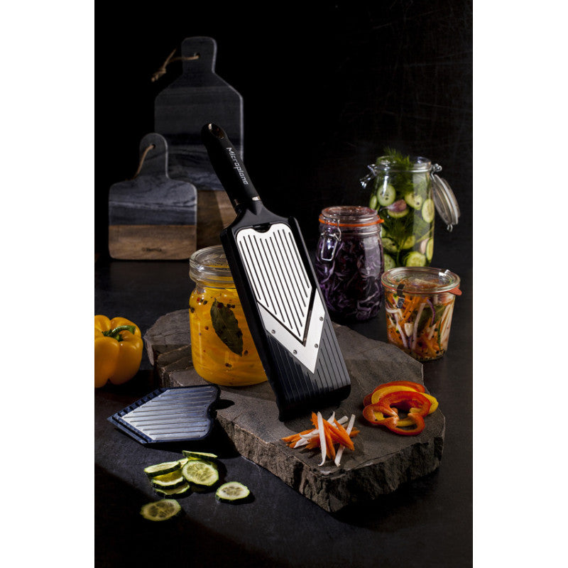 Mandoline lame V avec lame à julienne MICROPLANE