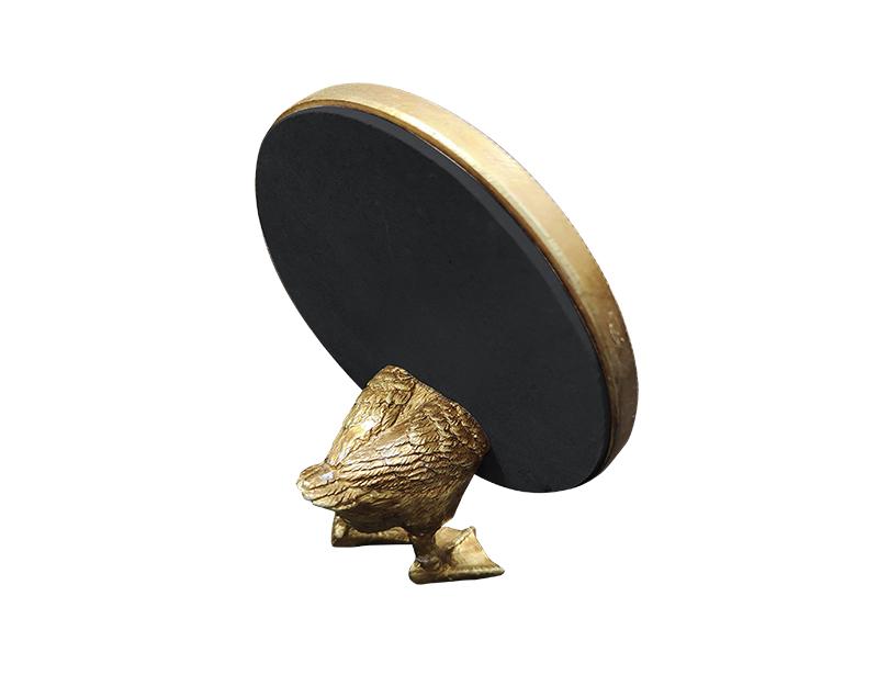 Miroir à poser canard doré