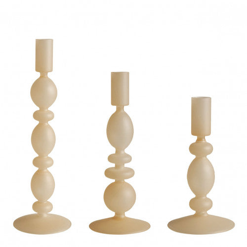 Set de 3 bougeoirs verre - Mathilde M