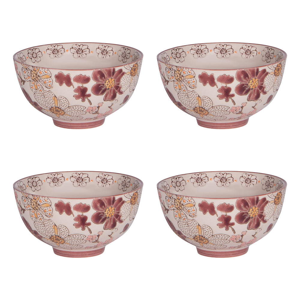 Coffret de 4 coupelles Kiyo 11 cm