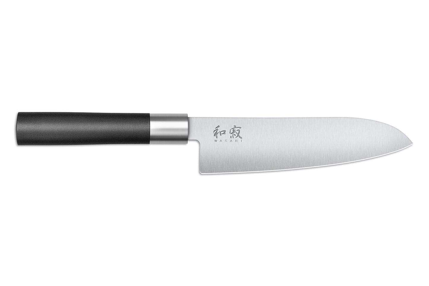 Couteau Santoku Kai Wasabi Black, 16.5cm
