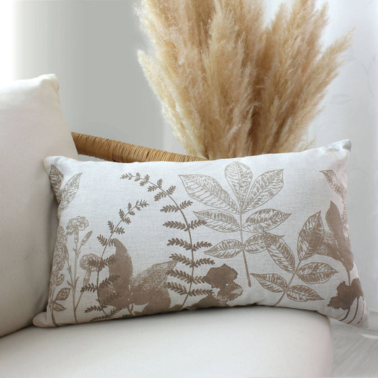 Coussin déhoussable, 30x50cm, Imprimé, Collection Natura