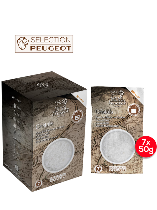 Gros sel blanc d'Allemagne, 350g (7x50g) - PEUGEOT
