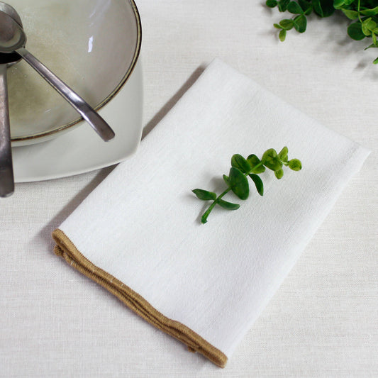 Serviettes de table naturelle LINA (lot de 4)
