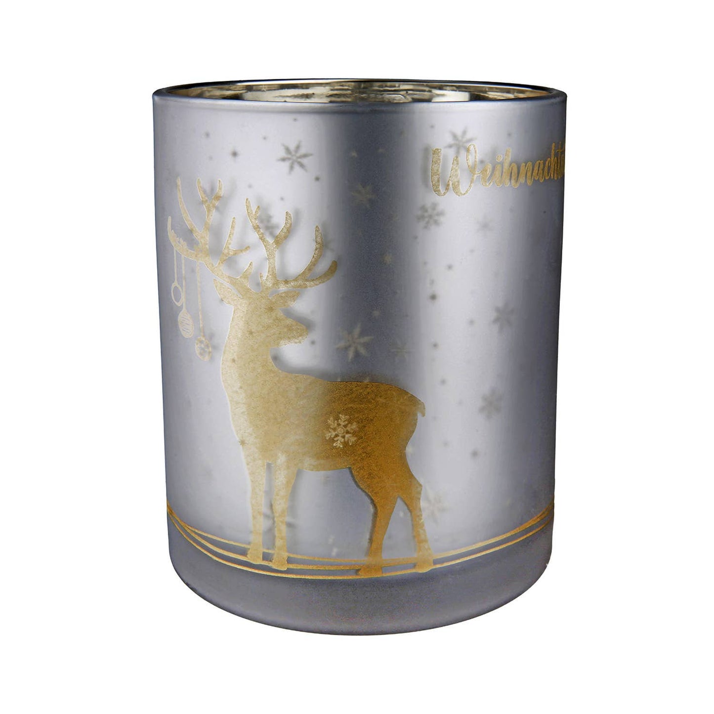 Lanterne de Noël assortie à 2 voies, hauteur 12,5 cm