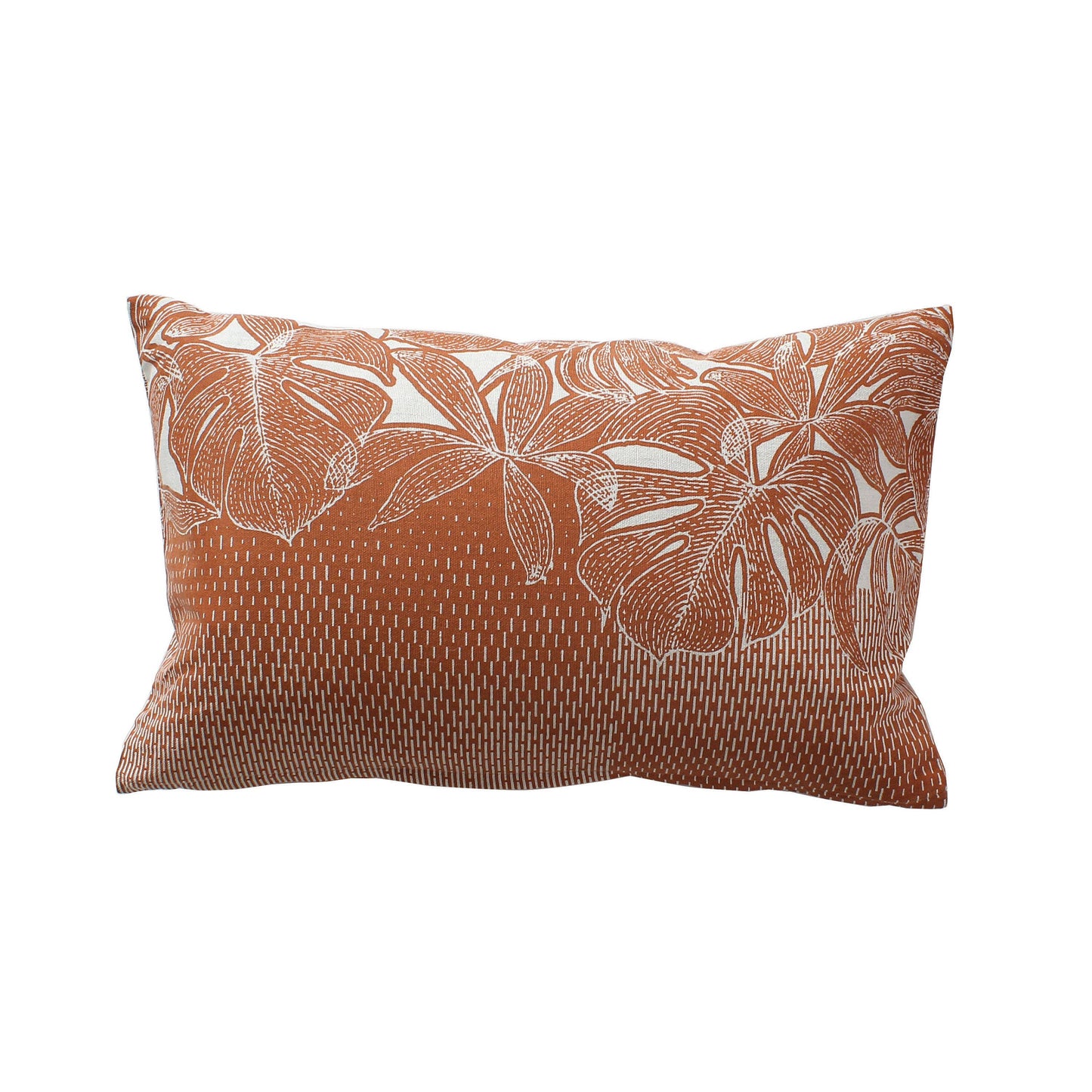 Coussin déhoussable, 30x50cm, Motif Tropical, Casamance