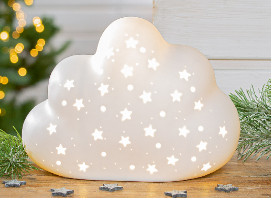 Lampe Nuage motif étoile