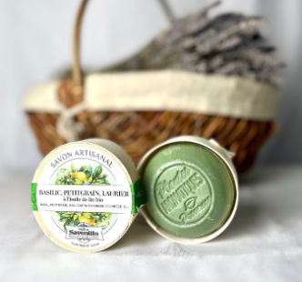 Savon boite bois