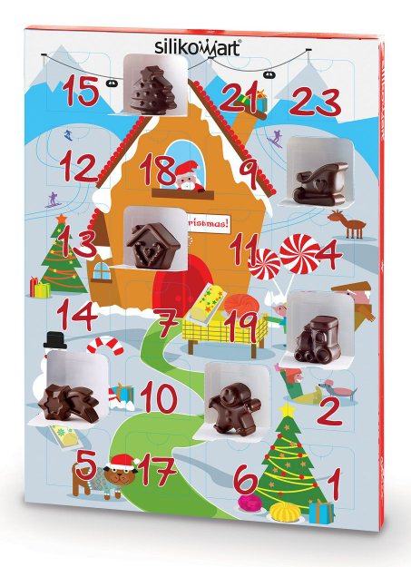 Calendrier de Noël en silicone