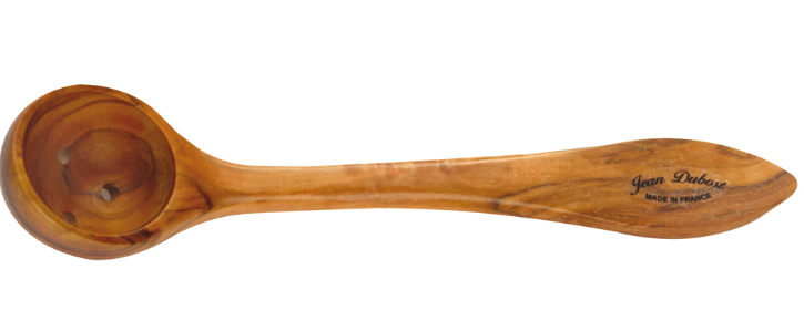Cuillère à Olives en bois d'olivier 18 cm